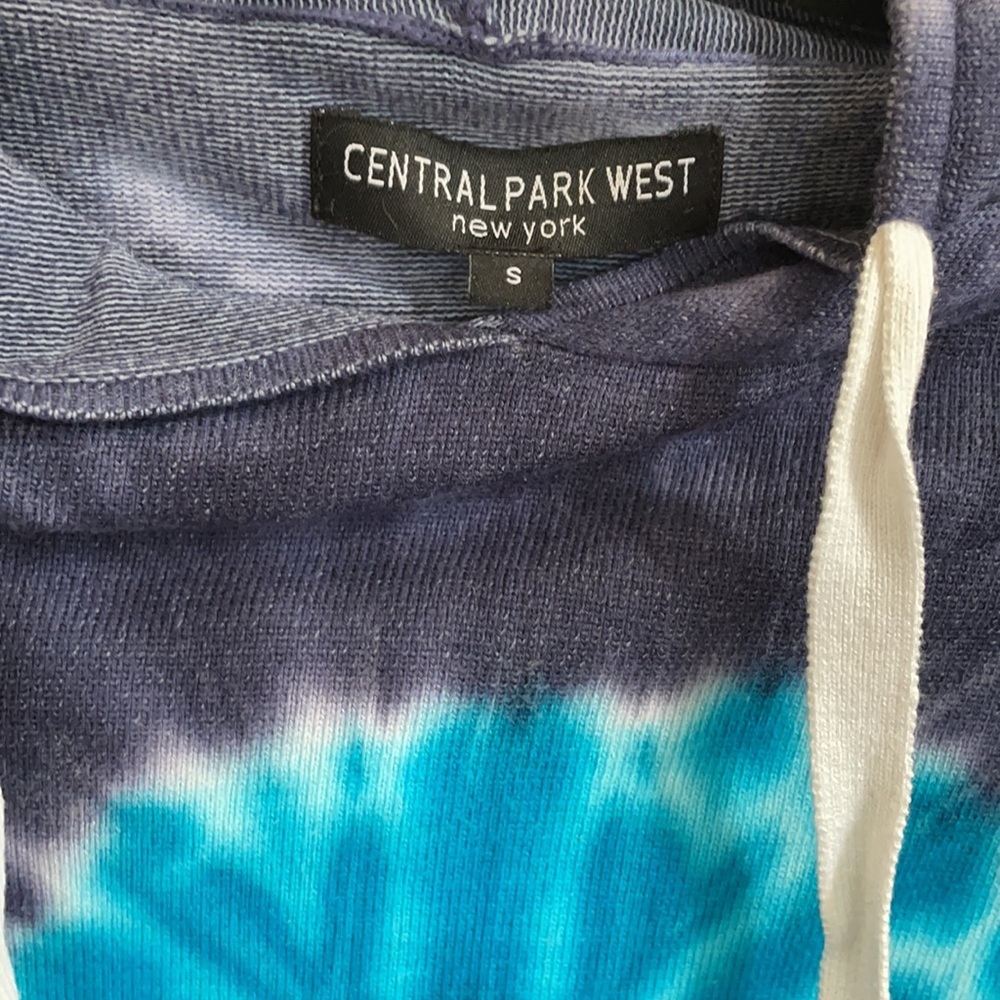Central Park West tie dye hoodie sweater small - Picture 3 of 3